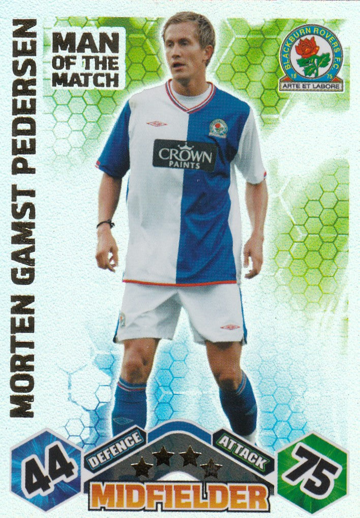 MOM-011. MORTEN GAMST PEDERSEN - BLACKBURN ROVERS - MAN OF THE MATCH