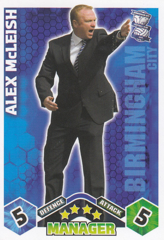MA-003. ALEX MCLEISH - BIRMINGHAM CITY - MANAGER