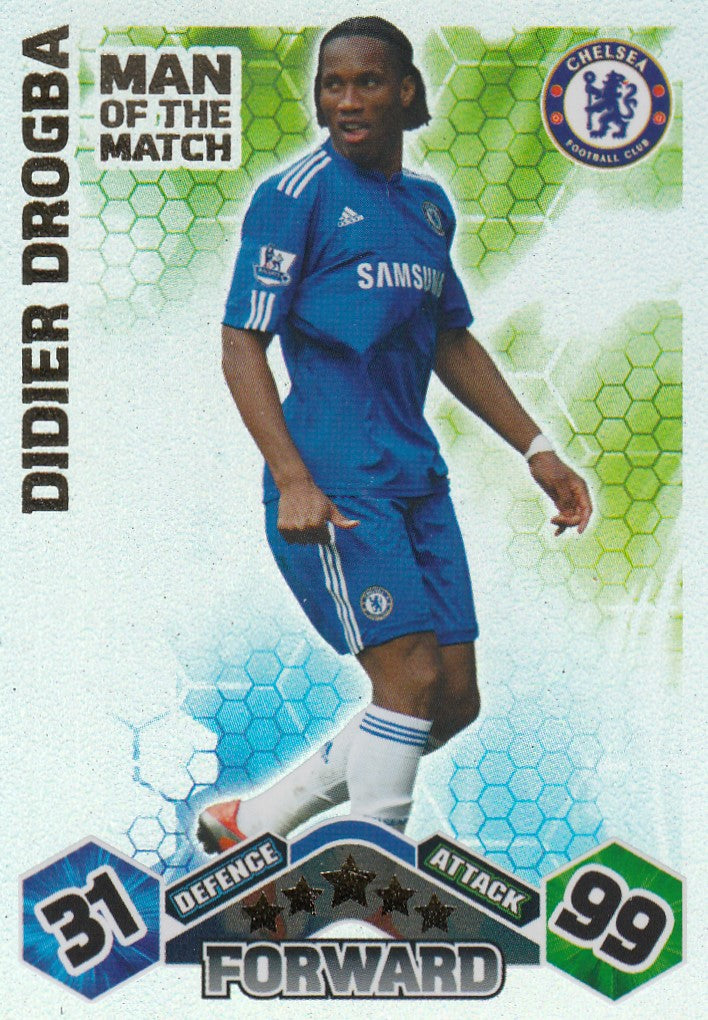 MOM-021. DIDIER DROGBA - CHELSEA - MAN OF THE MATCH
