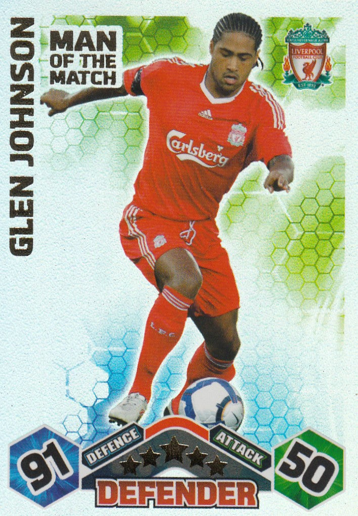 MOM-031. GLEN JOHNSON - LIVERPOOL - MAN OF THE MATCH