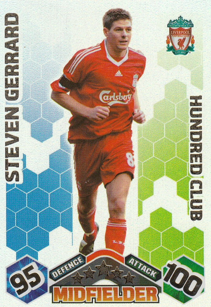 HC-003. STEVEN GERRARD - LIVERPOOL - HUNDRED CLUB