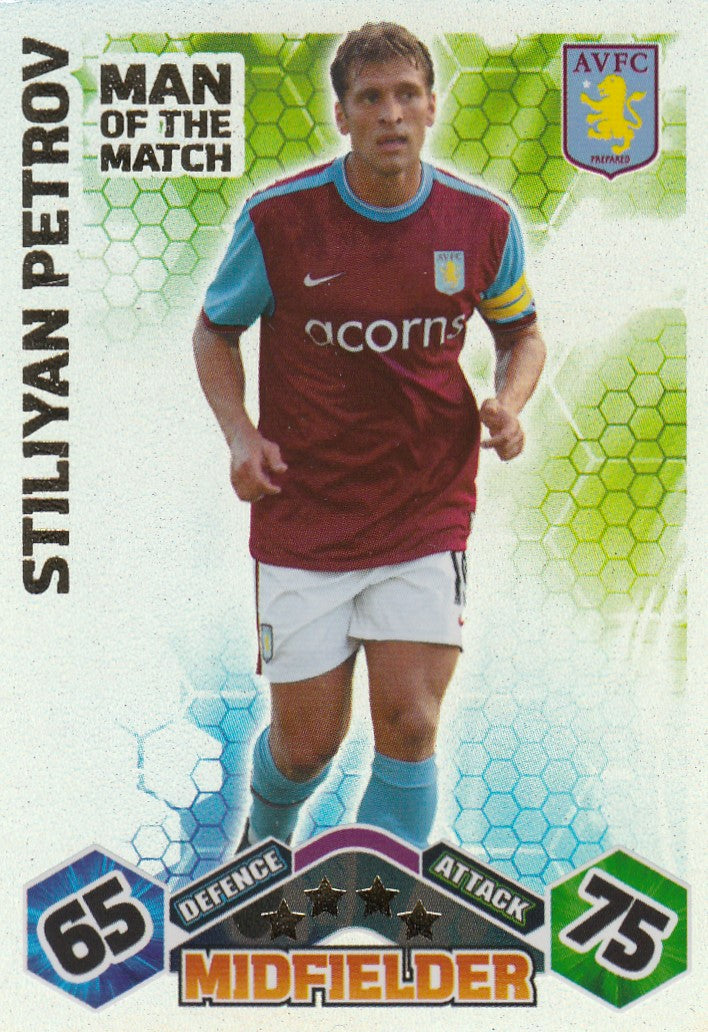 MOM-005. STILIYAN PETROV - ASTON VILLA - MAN OF THE MATCH