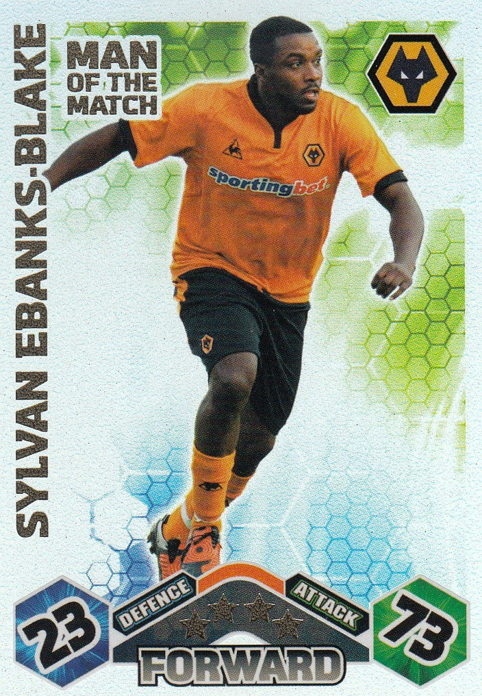 MOM-059. SYLVAN EBANKS-BLAKE - WOLVERHAMPTON WANDERERS - MAN OF THE MATCH
