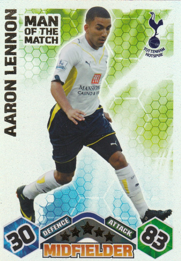 MOM-050. AARON LENNON - TOTTENHAM HOTSPUR - MAN OF THE MATCH