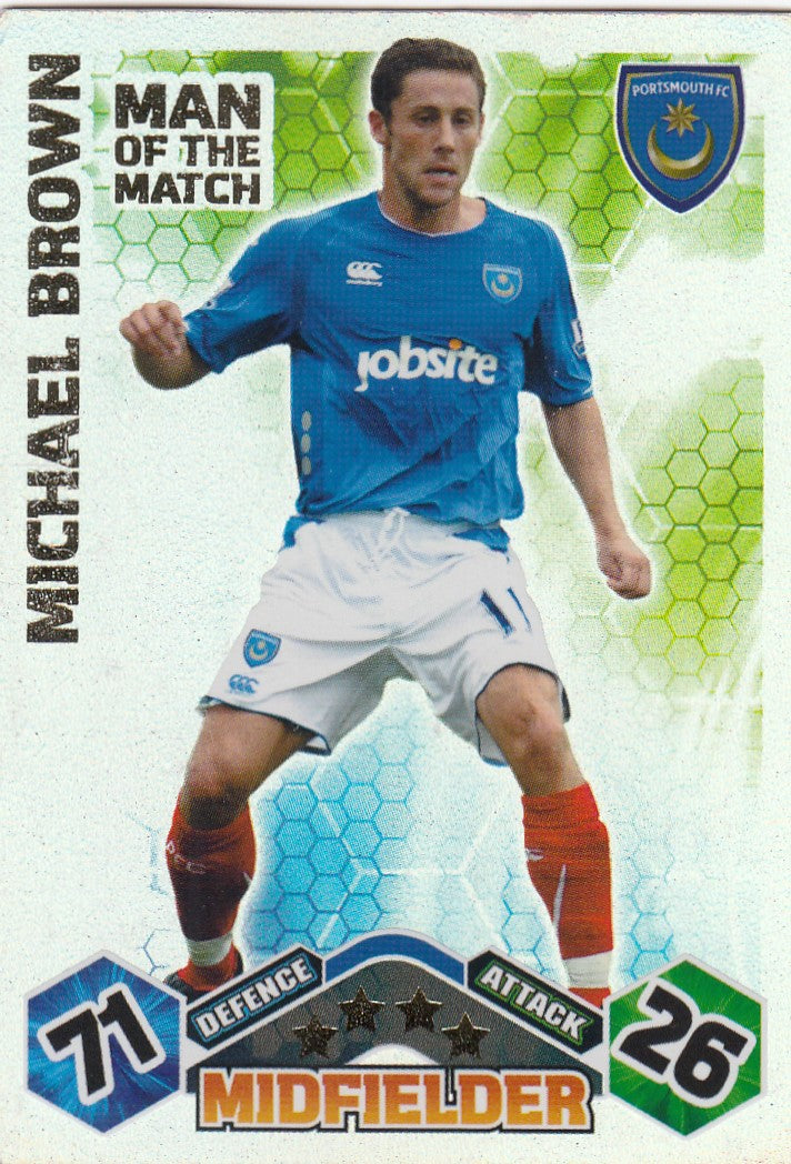 MOM-042. MICHAEL BROWN - PORTSMOUTH - MAN OF THE MATCH
