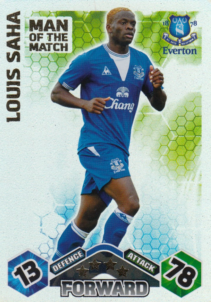 MOM-024. LOUIS SAHA - EVERTON - MAN OF THE MATCH