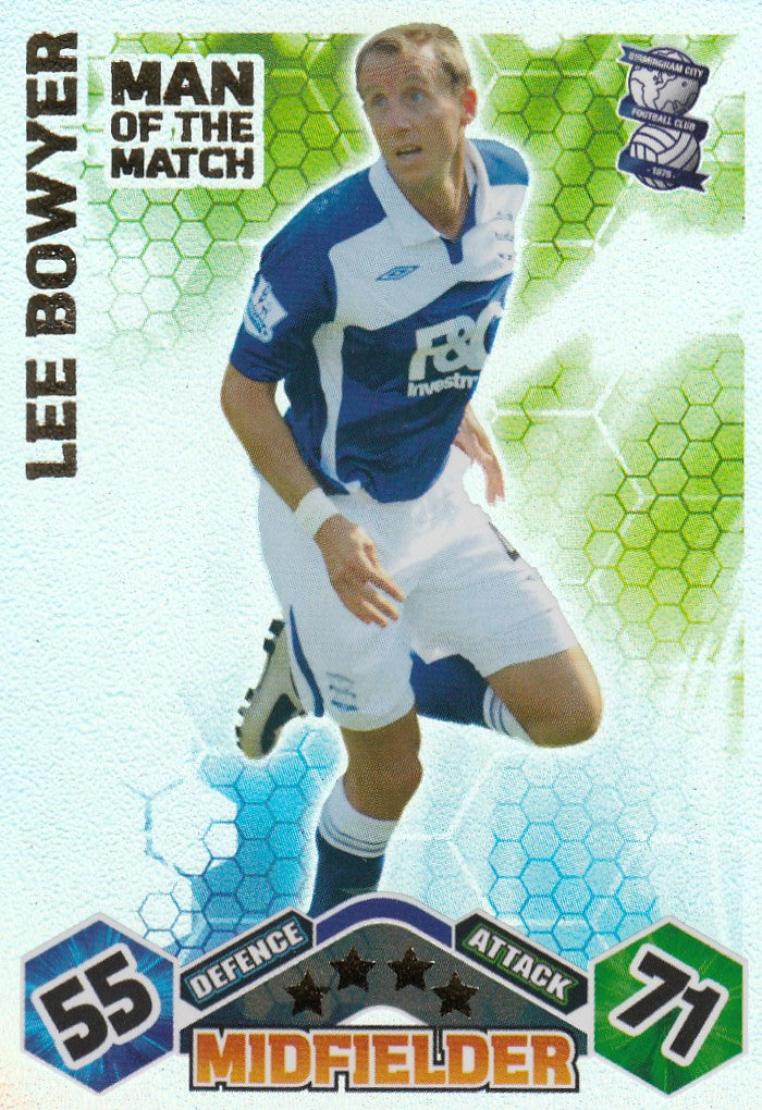 MOM-007. LEE BOWYER - BIRMINGHAM CITY - MAN OF THE MATCH