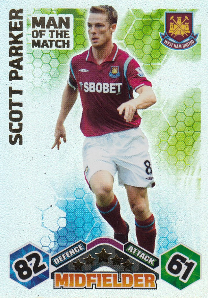 MOM-053. SCOTT PARKER - WEST HAM UNITED - MAN OF THE MATCH