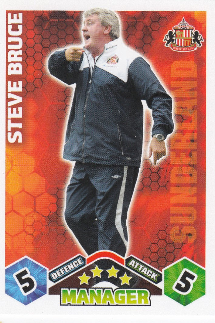 MA-016. STEVE BRUCE - SUNDERLAND - MANAGER