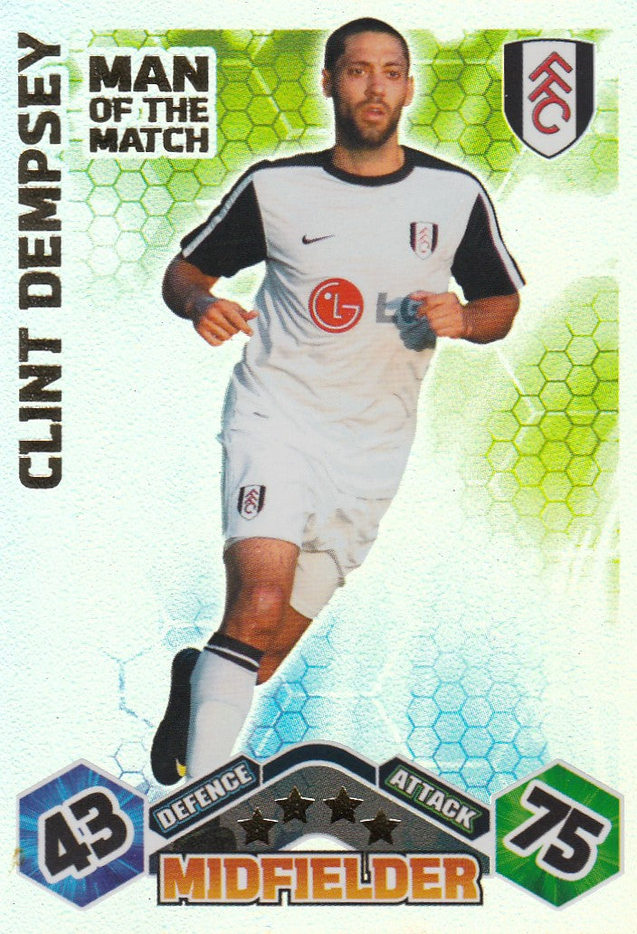MOM-025. CLINT DEMPSEY - FULHAM - MAN OF THE MATCH