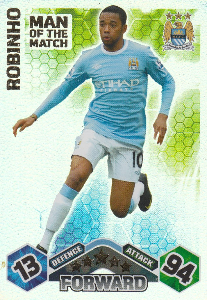 MOM-036. ROBINHO - MANCHESTER CITY - MAN OF THE MATCH