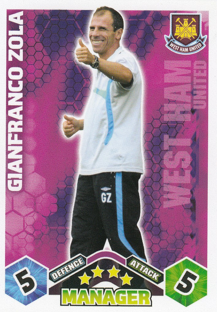 MA-018. GIANFRANCO ZOLA - WEST HAM UNITED - MANAGER