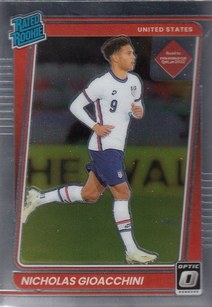 190. NICHOLAS GIOACCHINI - UNITED STATES - BASE OPTIC - RATED ROOKIE