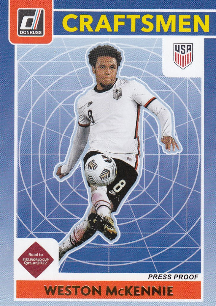 012. WESTON MCKENNIE - UNITED STATES - CRAFTSMEN - PRESS PROOF