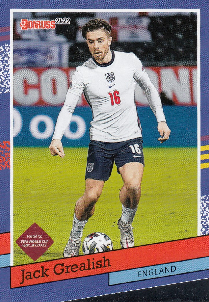 014. JACK GREALISH - ENGLAND - 1991 DONRUSS TRIBUTE