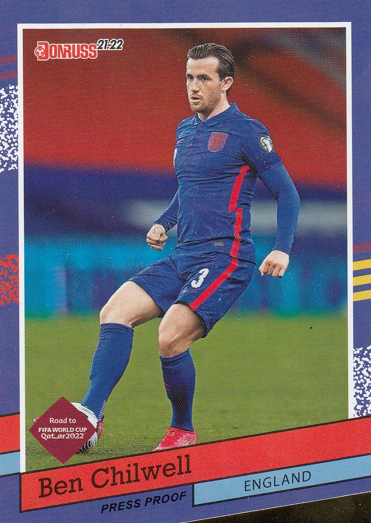 001. BEN CHILWELL - ENGLAND - 1991 DONRUSS TRIBUTE - PRESS PROOF