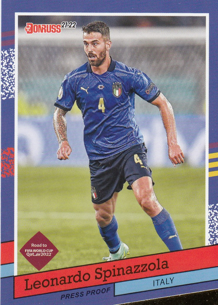 003. LEONARDO SPINAZZOLA - ITALY - 1991 DONRUSS TRIBUTE - PRESS PROOF