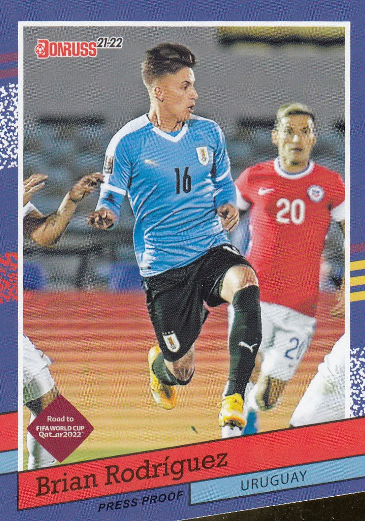 006. BRIAN RODRÌGUEZ - URUGUAY - 1991 DONRUSS TRIBUTE - PRESS PROOF