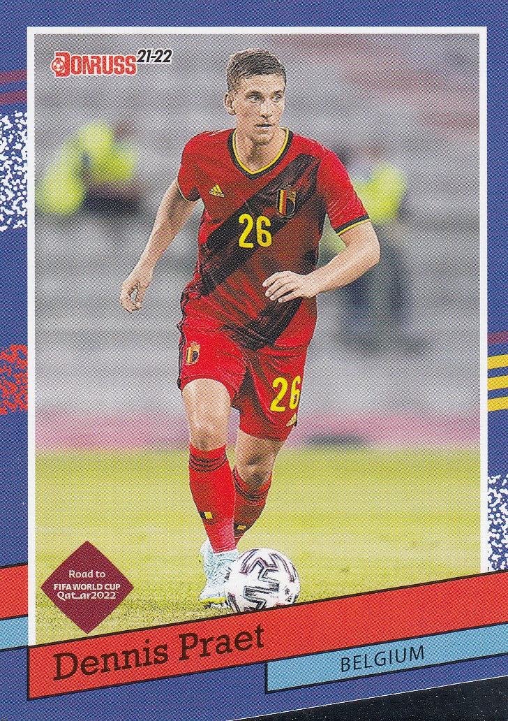 008. DENNIS PRAET - BELGIUM - 1991 DONRUSS TRIBUTE