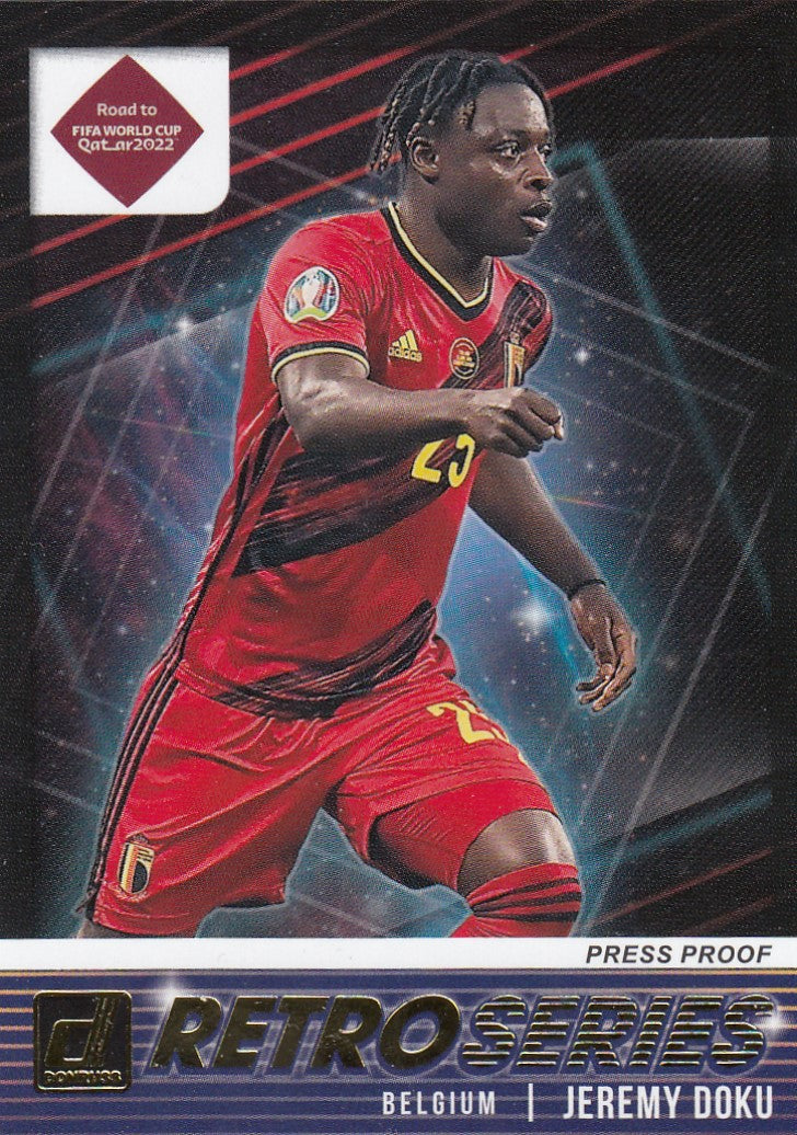 015. JEREMY DOKU - BELGIUM - RETROSERIES - PRESS PROOF