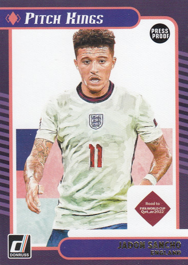 008. JADON SANCHO - ENGLAND - PITCH KINGS - PRESS PROOF