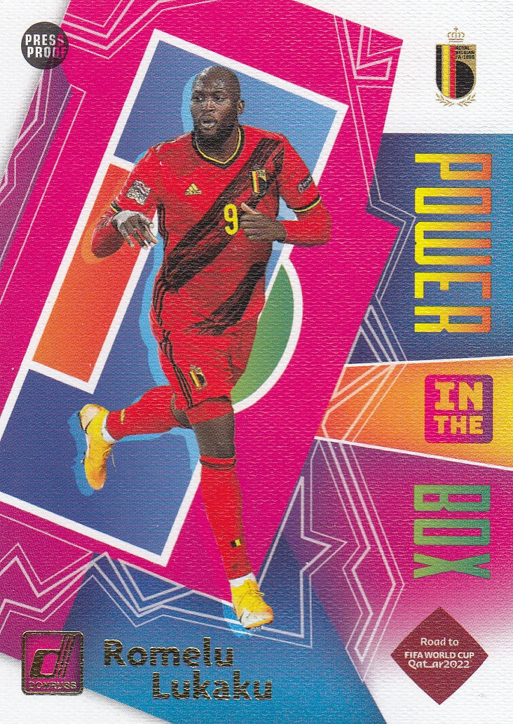 002. ROMELU LUKAKU - BELGIUM - POWER IN THE BOX - PRESS PROOF