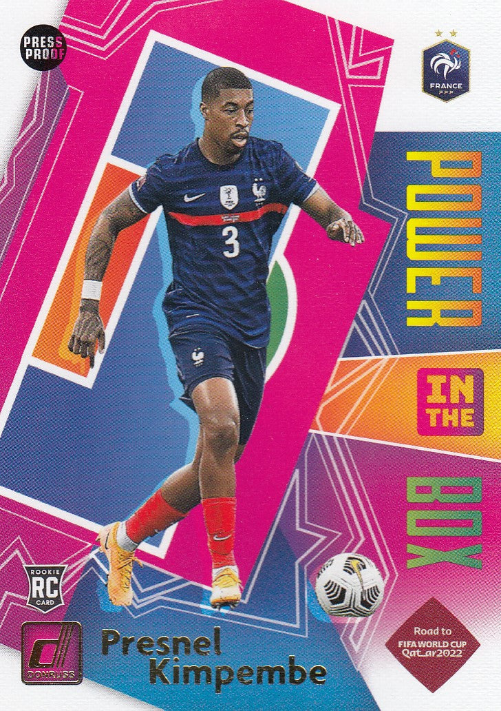003. PRESNEL KIMPEMBE - FRANCE - POWER IN THE BOX - PRESS PROOF