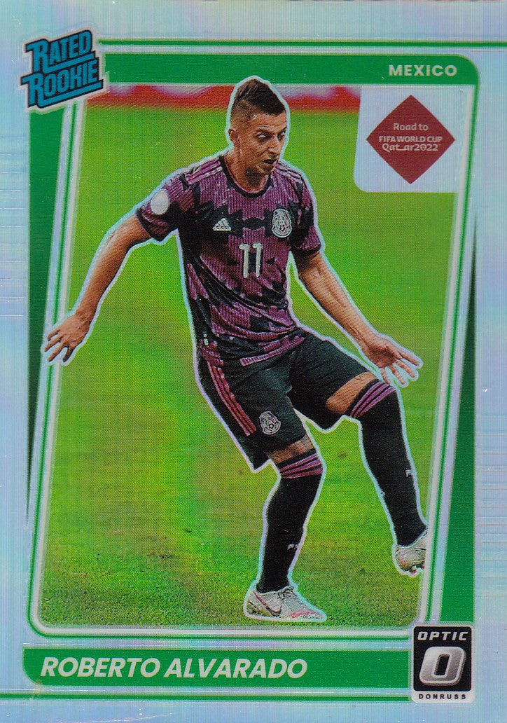 195. ROBERTO ALVARADO - MEXICO - BASE OPTIC - RATED ROOKIE - SILVER
