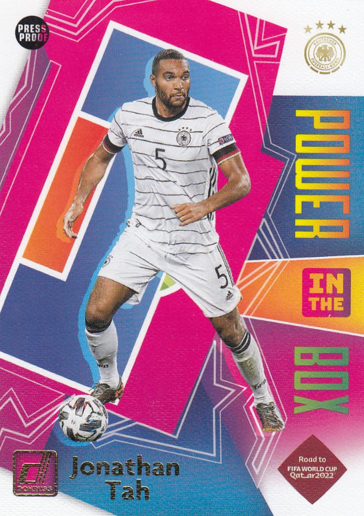 004. JONATHAN TAH - GERMANY - POWER IN THE BOX - PRESS PROOF