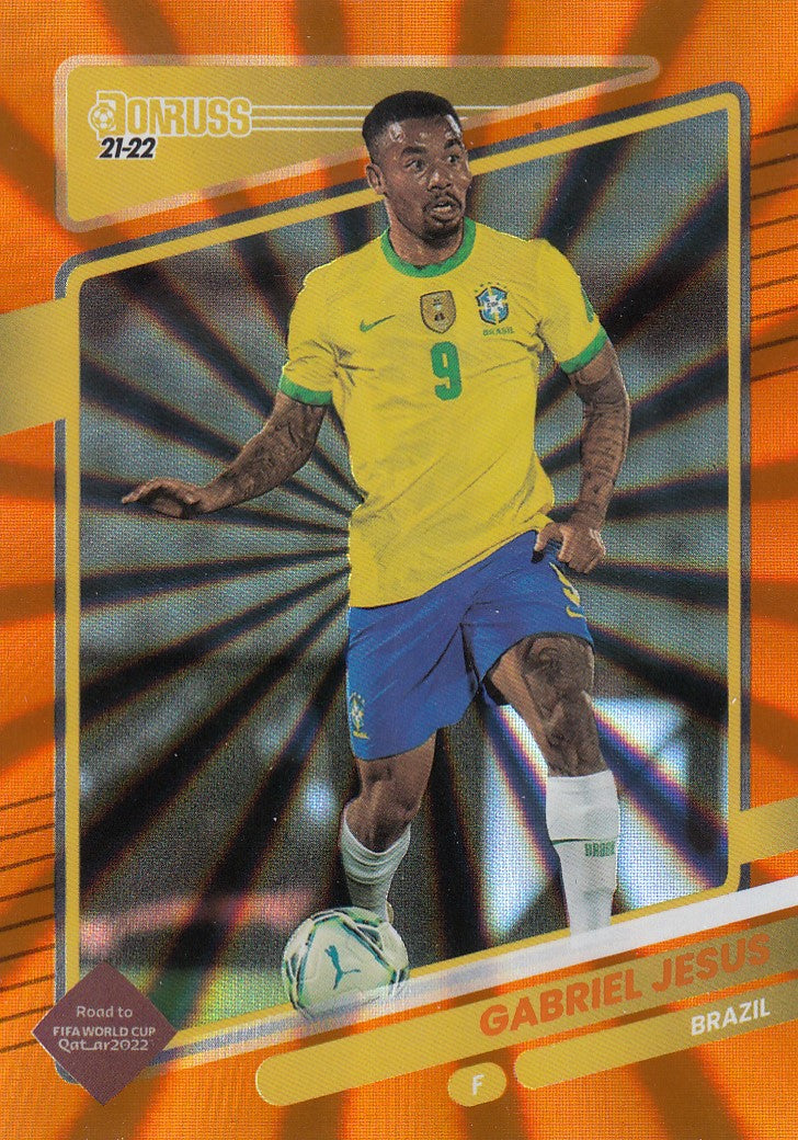 022. GABRIEL JESUS - BRAZIL - ORANGE LAZER #349