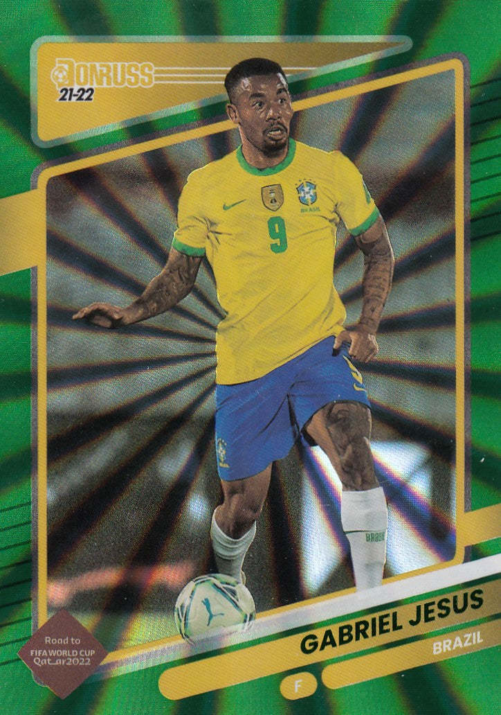 022. GABRIEL JESUS - BRAZIL - GREEN LAZER #349