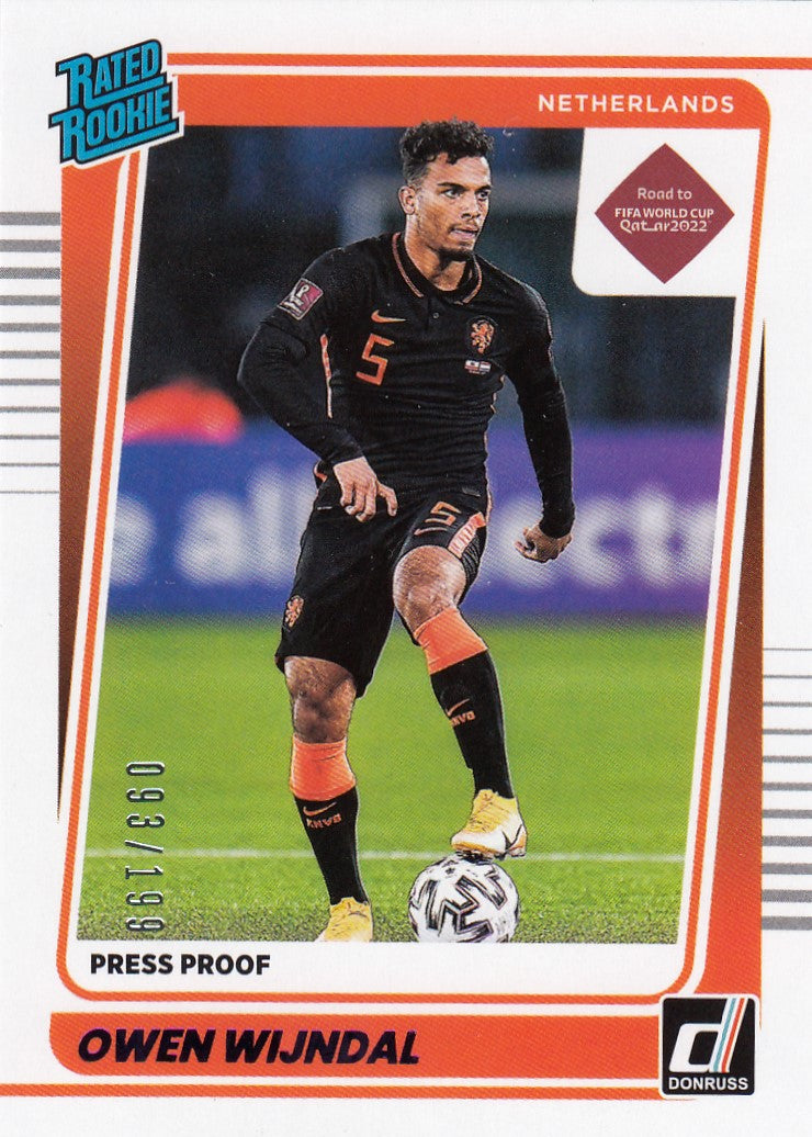 197. OWEN MIJNDAL - NETHERLANDS - RATED ROOKIE - PRESS PROOF PURPLE #199