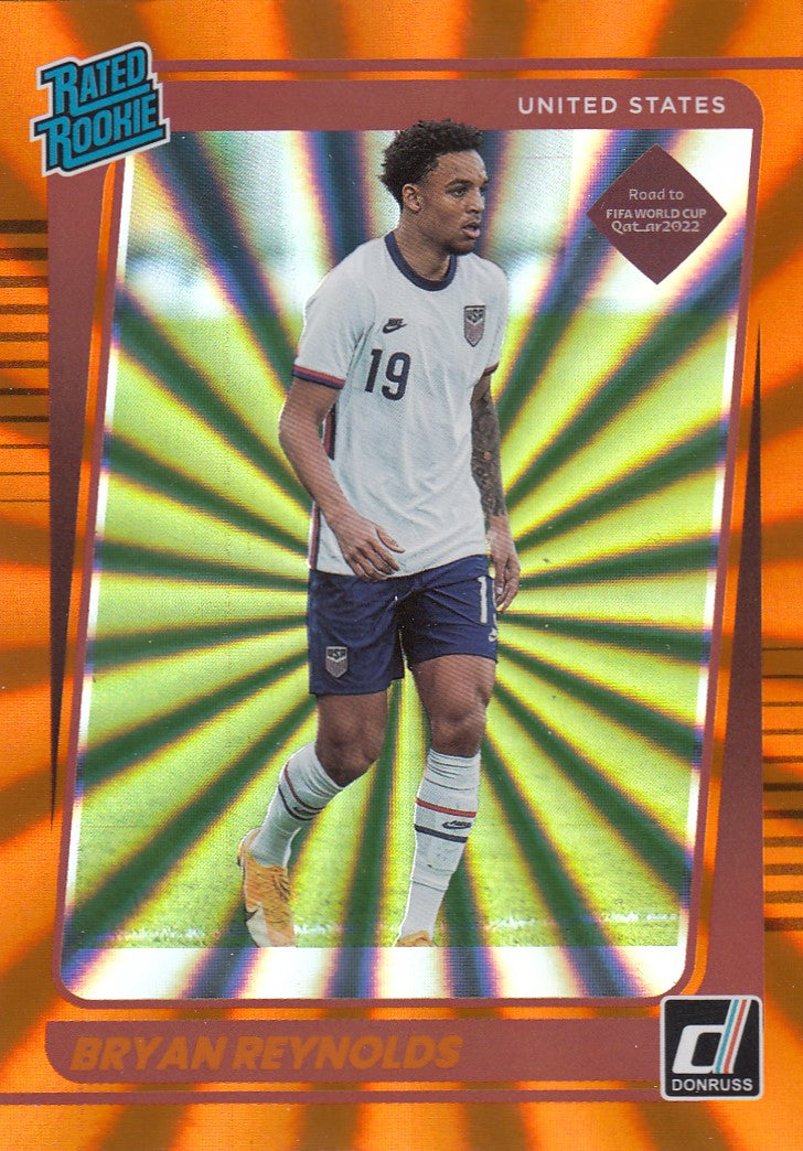 181. BRYAN REYNOLDS - UNITED STATES - RATED ROOKIE - ORANGE LAZER #349