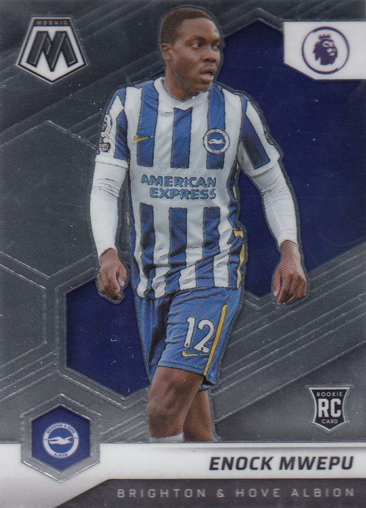 113. ENOCK MWEPU - BRIGHTON - ROOKIE CARD
