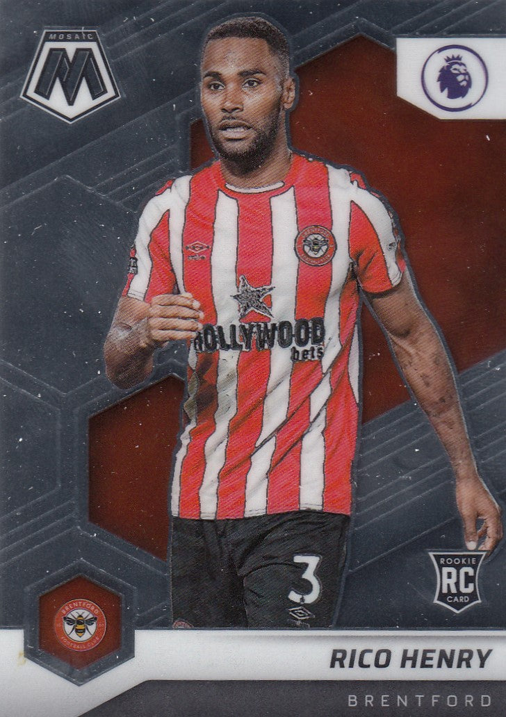 077. RICO HENRY - BRENTFORD - ROOKIE CARD
