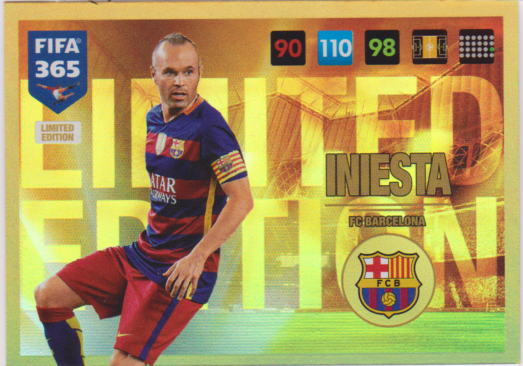 LE-2017. ANDRES INIESTA - FC BARCELONA - LIMITED EDITION