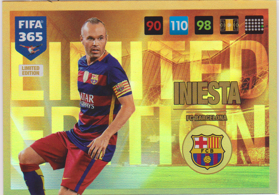 LE-2017. ANDRES INIESTA - FC BARCELONA - LIMITED EDITION