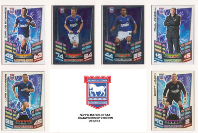 000. IPSWICH TOWN - TOPPS MATCH ATTAX CHAMPIONSHIP EDITION 2012/13