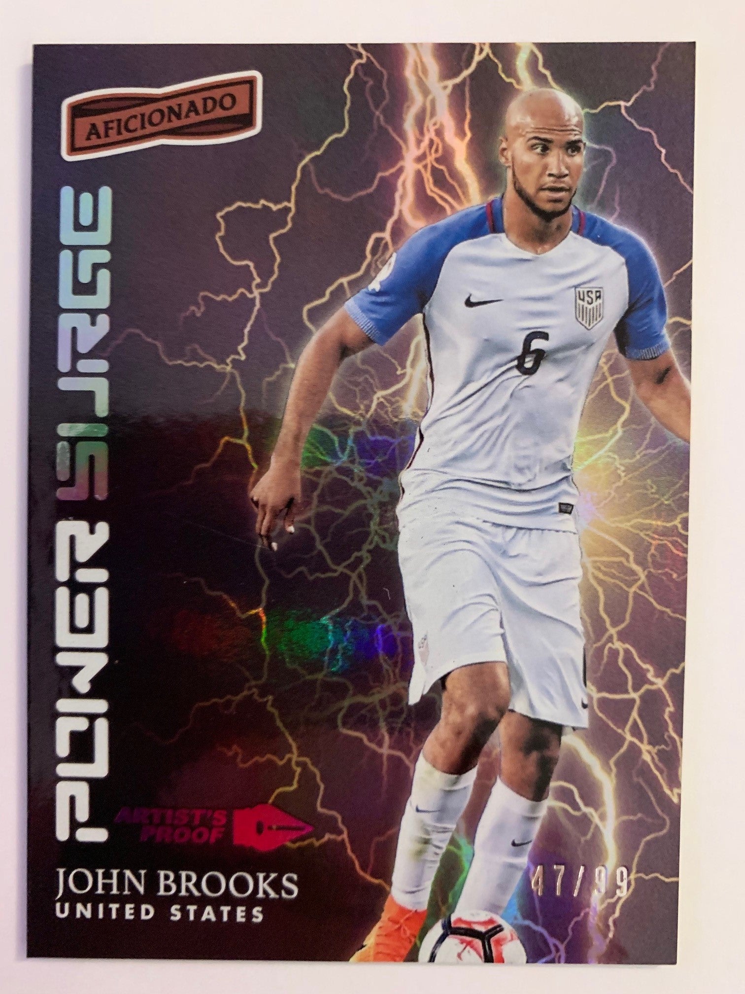 JOHN BROOKS - UNITED STATES - PANINI AFICIONADO - POWER SURGE #99