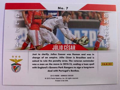 JULIO CESAR - BENFICA - PANINI DONDRUSS - CLEAN SHEETS #99