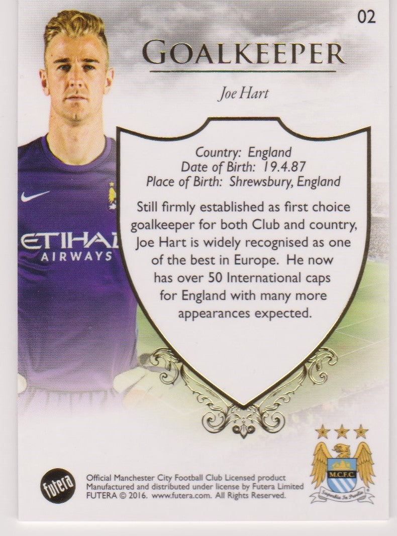002. JOE HART - CLUB BASE - MANCHESTER CITY