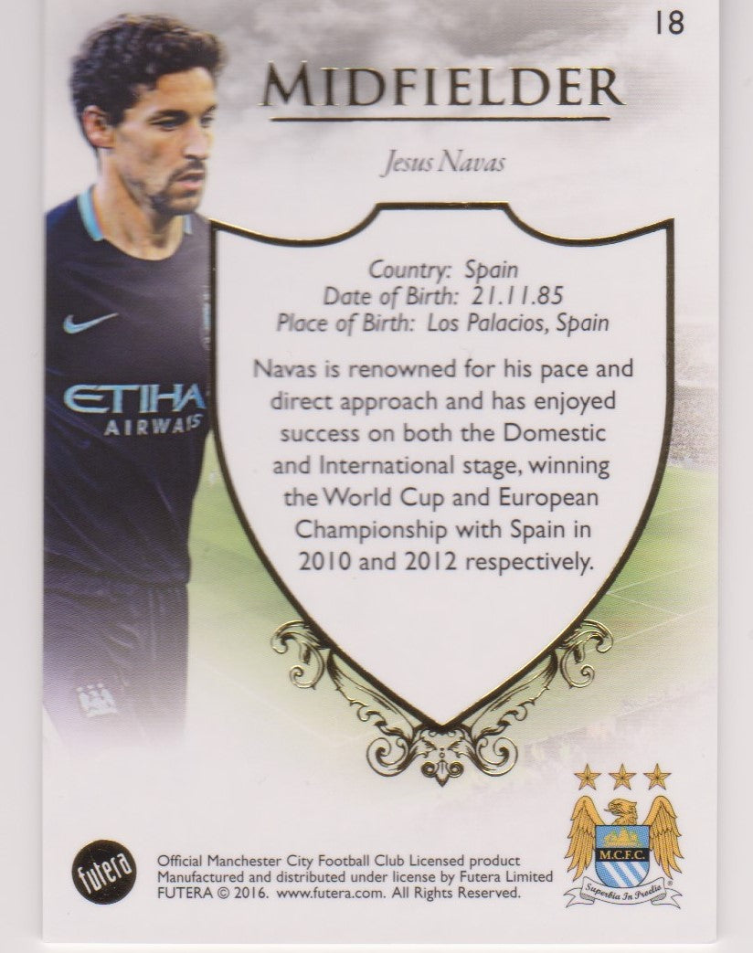 018. JESUS NAVAS - CLUB BASE - MANCHESTER CITY