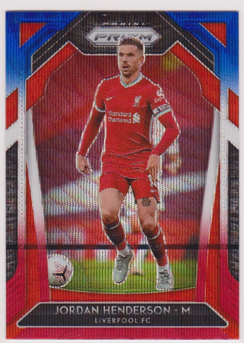 246. JORDAN HENDERSON - LIVERPOOL - RED/WHITE/BLUE PRIZM