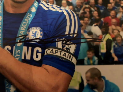 JOHN TERRY - SIGNERT BILDE MED EKTEHETSGARANTI/COA