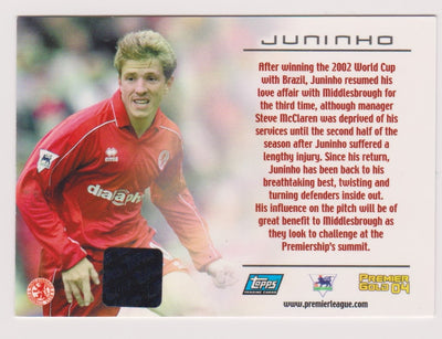JUNINHO - MIDDLESBROUGH - AUTOGRAPHED #1000
