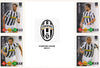 000. JUVENTUS KOMPLETT SETT "TEAM MATES" - CHAMPIONS LEAGUE 2009/10