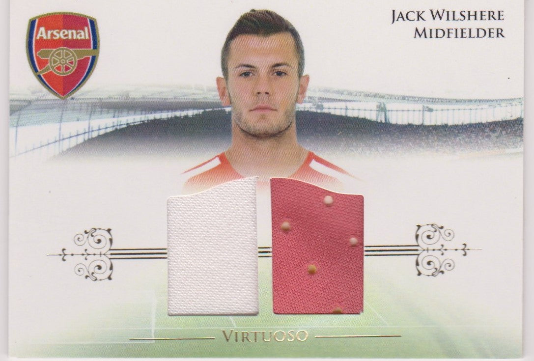 000. VT 14. JACK WILSHERE - FUTERA 2015 VIRTUOSO - "GAME USED MEMORABILIA" #27