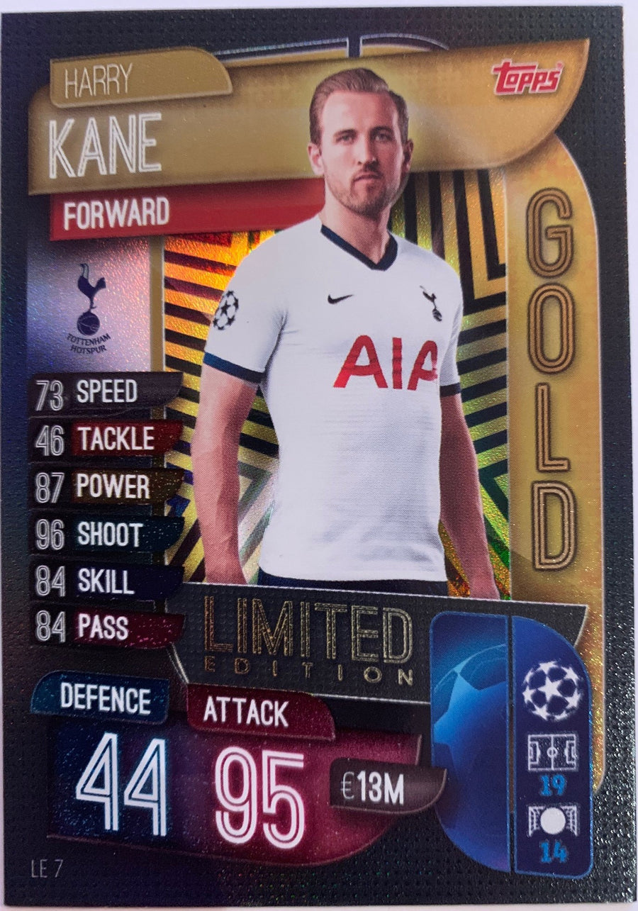 LE07. HARRY KANE - TOTTENHAM - LIMITED EDITION GOLD