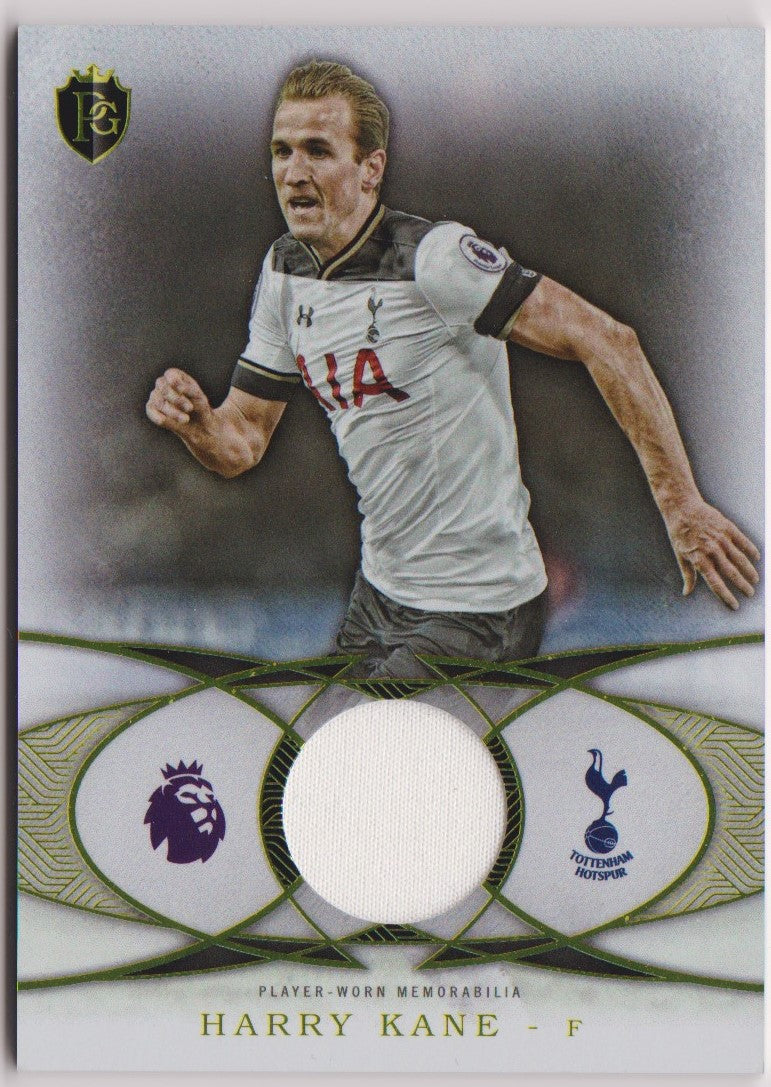 FF-HK- HARRY KANE - TOTTENHAM - TOPPS PREMIER GOLD 2016 - "PLAYER WORN MEMORABILIA"