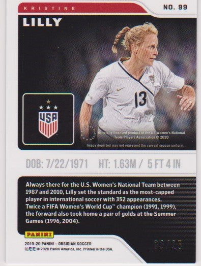 2020 - 099. KRISTINE LILLY - UNITED STATES - BASE#25